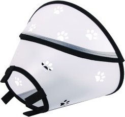 4Cats Pet Airs Schutzkragen für Hunde und Katzen Transparent Größe M aus Kunststoff – Bild 1 von 2