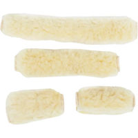 Produktbild von 4er-Set Horze Pferdehalfter aus Kunstleder in Weiß und Beige