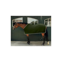 Produktbild von 4Horses Abschwitzdecke Bilbao für Pferde aus Polyester in Grün 155 cm