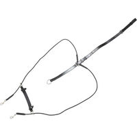 Produktbild von 4Horses Ausbinder Gogue aus Leder in Schwarz 78-87 cm