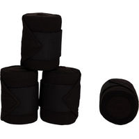 Produktbild von 4Horses Fleecebandagen Stretch Schwarz