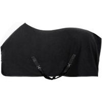 Produktbild von 4Horses Fleecedecke Bergen Abschwitzdecke für Pferde Schwarz 135 cm