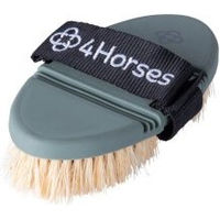 Produktbild von 4Horses Flexible Kardätsche mit Naturborsten in Grün