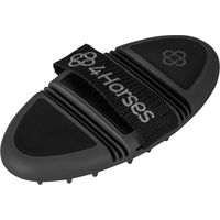Produktbild von 4Horses Flexibler Massagestriegel aus Silikon in Schwarz