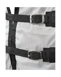 4Horses Fliegen-Ausreitdecke Lagos für Pferde aus Polyester in Grau Silber 145cm – Bild 1 von 5