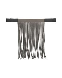 4HORSES Fliegenfransen Sofia Shetty Halfter aus Nylon in Grau – Bild 1 von 2