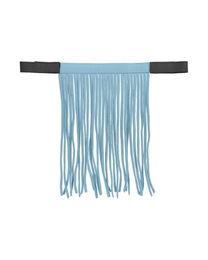 Produktbild von 4Horses Fliegenfransen Sofia Stirnband für Pferde aus Nylon in Blau