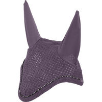Produktbild von 4Horses Fliegenhaube mit Kristallen Lila für Warmblut/WB