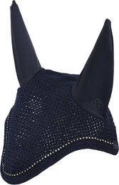 Produktbild von 4Horses Fliegenohren für Ponys mit Kristallen in Blau aus Polyester