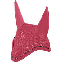 Produktbild von 4HORSES Fliegenohren mit Kristallen in Rosa aus Polyester für Vollblut Pferde