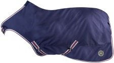 4Horses Führmaschinendecke Walker Fleece Decke für Pferde Blau 145 cm – Bild 1 von 3