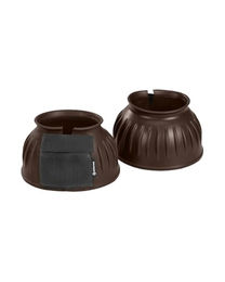 4Horses Gamaschen aus Gummi XL Braun für Pferde – Bild 1 von 3