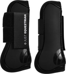 4HORSES Gamaschen Braga aus Neopren Schwarz XL – Bild 1 von 2