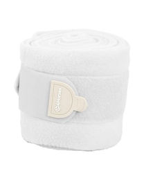 4Horses Gamaschen Lissabon 4er Set für Pferde aus Polyester in Weiß – Bild 1 von 4