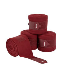 4Horses Gamaschen Lissabon 4er Set für Pferde in Rot aus Polyester – Bild 1 von 6