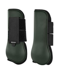 4Horses Gamaschen Lissabon für Pferde aus Neopren in Grün Größe M – Bild 1 von 3