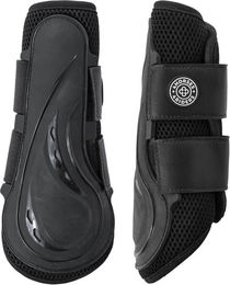 4Horses Gamaschen Mesh aus Polyester Schwarz für Vollblut – Bild 1 von 2