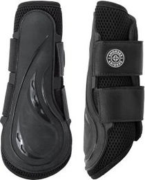 4Horses Gamaschen Mesh für Warmblut in Schwarz aus Polyester – Bild 1 von 4