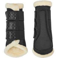 Produktbild von 4Horses Gamaschen Soft Protect für Pferde Schwarz Größe S aus Nylon