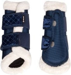 4Horses Gamaschen Soft Protect Mesh für Pferde Blau Größe L – Bild 1 von 5
