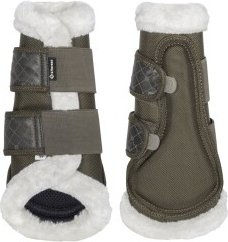 4Horses Gamaschen Soft Protect Mesh für Pferde in Khaki Größe L – Bild 1 von 4