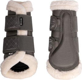4Horses Gamaschen Soft Protect Mesh Grau Größe L – Bild 1 von 3
