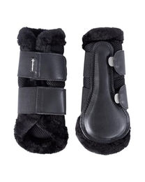 4Horses Gamaschen Soft Protect Mesh Pro für Pferde Schwarz Größe L aus Polyester – Bild 1 von 3