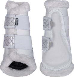 4Horses Gamaschen Soft Protect Mesh Weiß Größe L – Bild 1 von 2