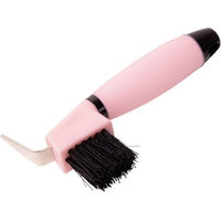 Produktbild von 4Horses Gel-Hufkratzer aus Silikon in Rosa für die Hufpflege