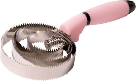 Produktbild von 4Horses Gel-Metallstriegel in Rosa