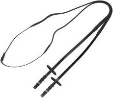 Produktbild von 4Horses Gummizügel Soft für Warmblut in Schwarz