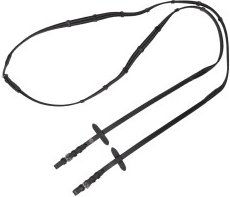 Produktbild von 4Horses Gurtzügel 2 Line für Warmblut aus Nylon in Schwarz