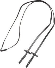 Produktbild von 4Horses Gurtzügel aus Leder für Pferde in Schwarz