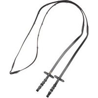 Produktbild von 4Horses Gurtzügel aus Leder für Pferde in Schwarz