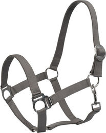 Produktbild von 4Horses Halfter Sofia für Pferde aus Nylon in Grau Größe M