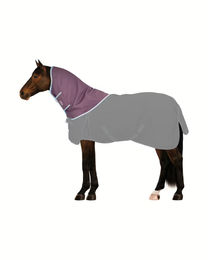 4HORSES Halsteil Davos Rot Polyester Größe L – Bild 1 von 2