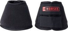 4Horses Hufglocken No Turn für Warmblut Schwarz – Bild 1 von 2