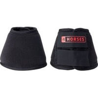 Produktbild von 4Horses Hufglocken No Turn Gamaschen für Kaltblut in Schwarz