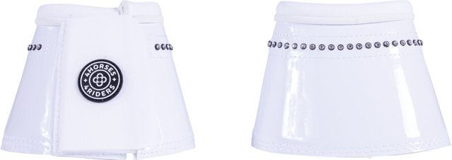 Produktbild von 4Horses Hufglocken Springglocken Townsville Lack Weiß Neopren XL