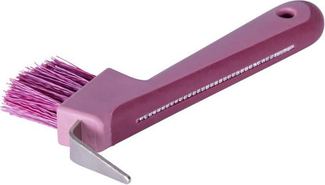 4Horses Hufkratzer Crystal Bürste aus Metall in Rosa Beere – Bild 1 von 1