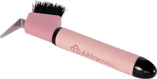 Produktbild von 4Horses Hufkratzer Essential Bürste aus Kunstleder in Rosa