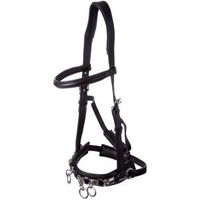 Produktbild von 4Horses Kappzaum Excellence WB für Warmblut aus Leder in Schwarz