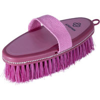 Produktbild von 4Horses Kardätsche Crystal Bürste Rosa Beere