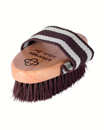 Produktbild von 4HORSES Kardätsche Wooden Love Bürste aus Holz in Braun