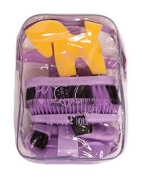 4Horses Kinder Putzrucksack für Pferdepflege in Lila – Bild 1 von 2