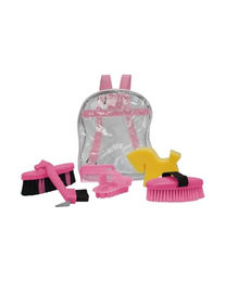 Produktbild von 4Horses Kinder Putzrucksack für Pferdepflege in Rosa
