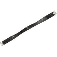 Produktbild von 4Horses Leder-Sattelgurt geschweift schwarz 1,35 m
