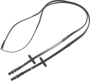 Produktbild von 4HORSES Lederzügel Grip für Ponys in Schwarz