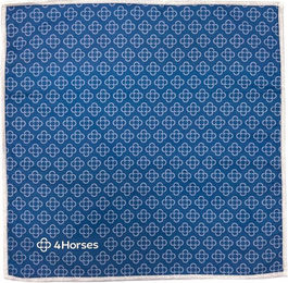 4Horses Mikrofasertuch aus Polyester in Blau – Bild 1 von 2
