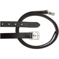 Produktbild von 4Horses Nummerierte Steigbügelriemen aus Leder Schwarz 1,35 m